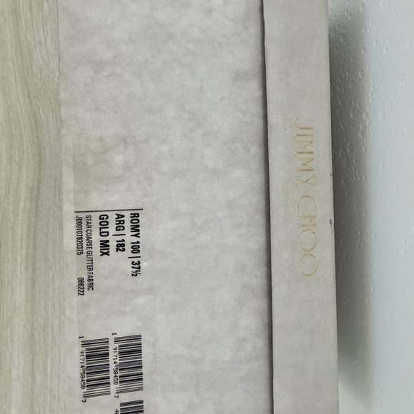 Jimmy Choo Black and Silver Glitter Pointed Toe Stilettos - Picture 8 of 8